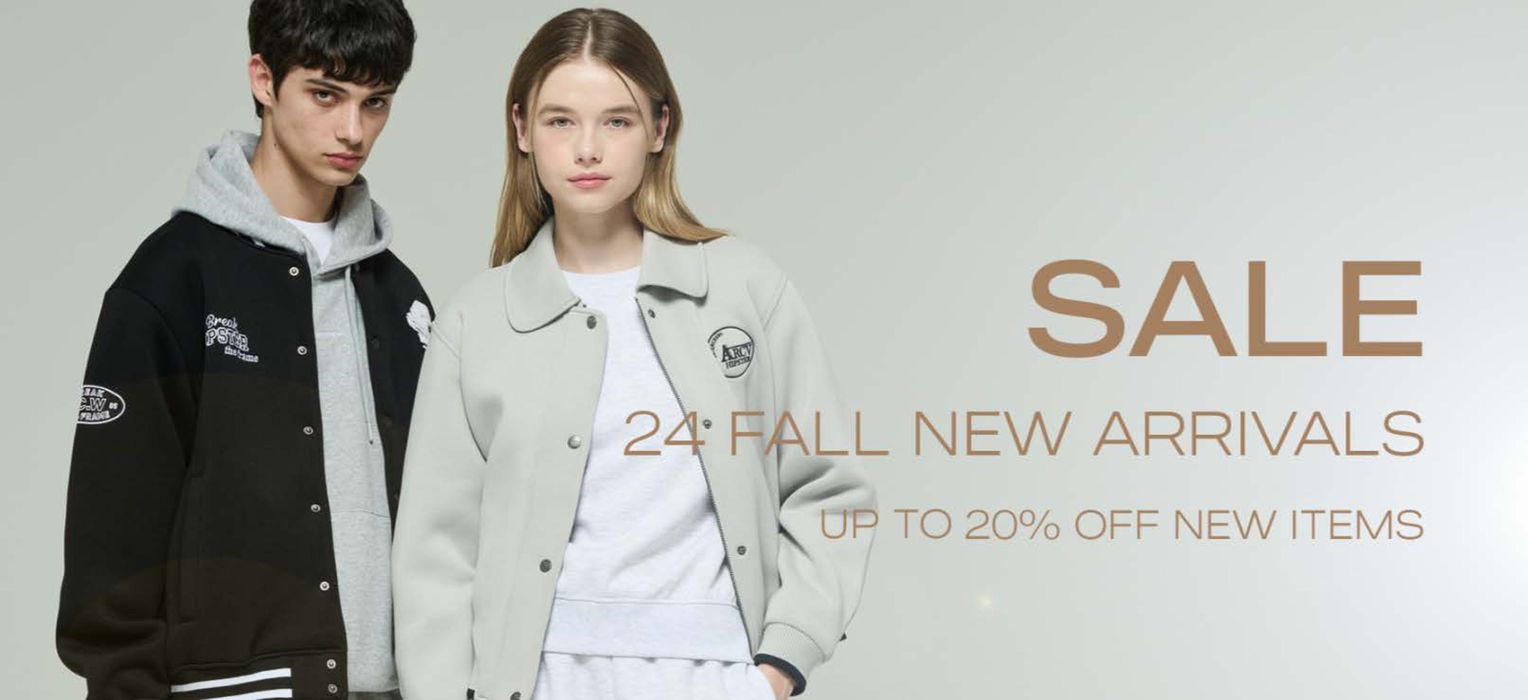 군산시의 인터크루 카탈로그 | 24'Fall New Arrivals | 2024. 9. 4. - 2024. 9. 23.