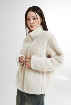 스파오에서 [리사이클] 베이직 퍼플리스 집업 (SPFZE4TC01 RE)_SPFZF11C01 29900원 제공