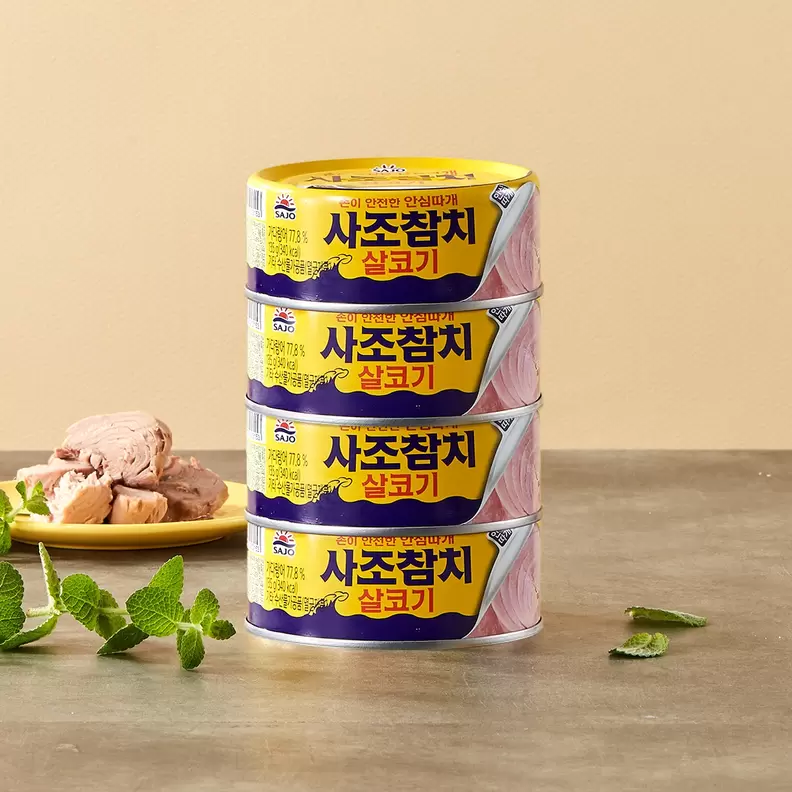 롯데마트에서 사조 살코기참치 (85G*4입) 8980원 제공