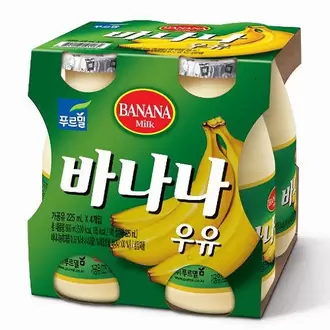 롯데마트에서 푸르밀 생과즙 바나나 우유 (225ML*4입) 5980원 제공