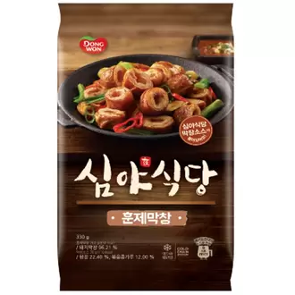 롯데마트에서 동원 심야식당 훈제막창 (330G) 10980원 제공