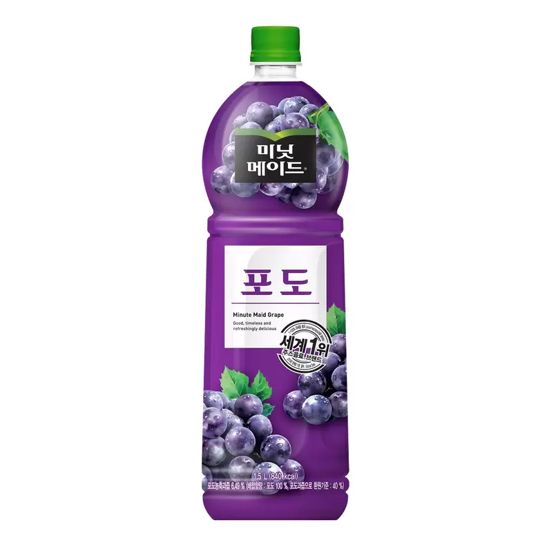 롯데마트에서 미닛메이드 포도 (1.5L) 3630원 제공