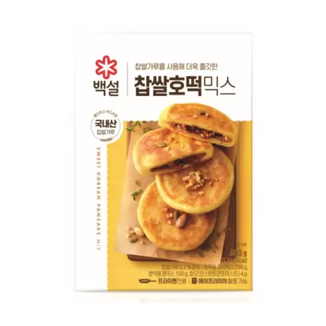 롯데마트에서 백설 찹쌀호떡믹스 (400G) 3980원 제공