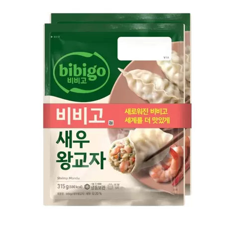 롯데마트에서 CJ 비비고 새우 왕교자 (315G*2입) 9480원 제공