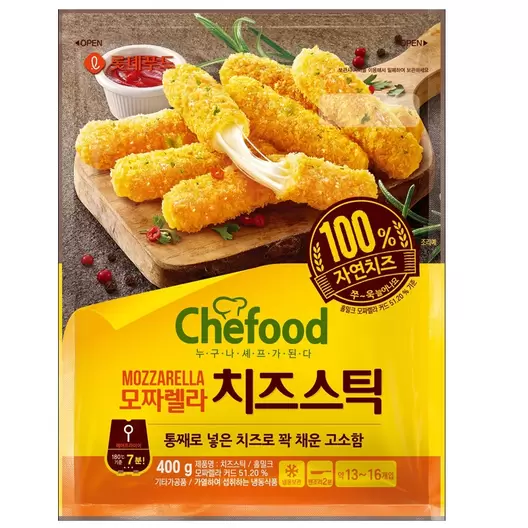 롯데마트에서 롯데 치즈스틱 (400G) 8980원 제공