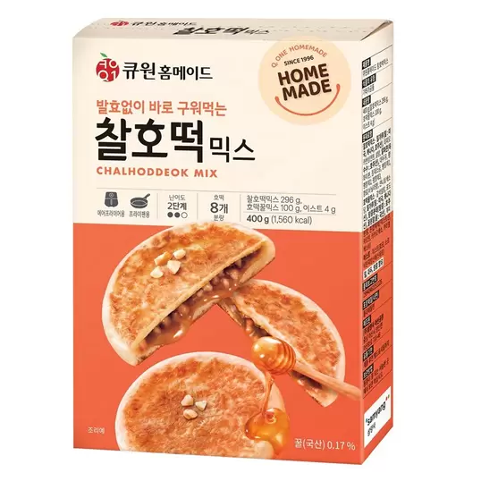 롯데마트에서 큐원 찰호떡믹스 (400G) 3780원 제공