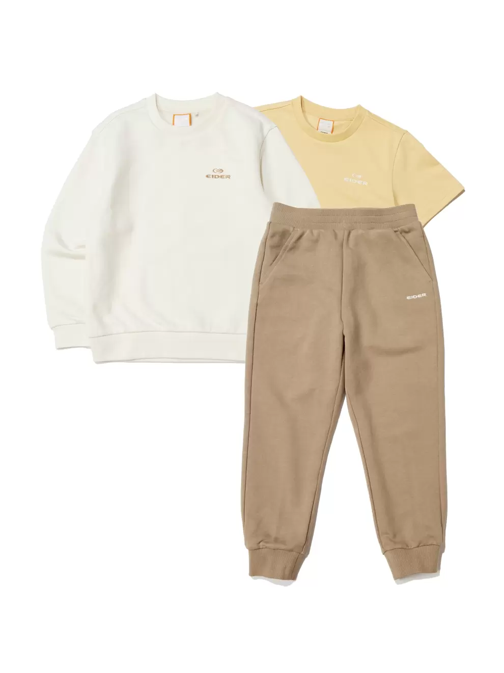 K2에서 ESSENTIAL (에센셜) 키즈 UNI MTM 3PCS 세트 (Cream) 69000원 제공