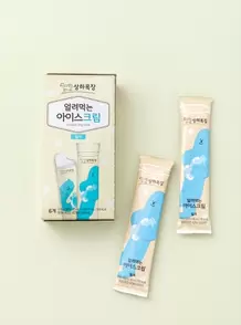 초록마을에서 상하목장 얼려먹는 아이스크림 밀크(85mL&times;6) 4340원 제공