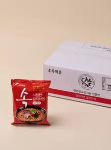 초록마을에서 [20개입]감자라면 얼큰한끼(1box) 33320원 제공