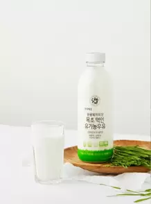 초록마을에서 동물복지 목장 목초 먹인 유기농우유(750mL) 5930원 제공