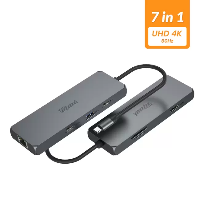 프리스비에서 탱글우드 에센셜 멀티허브 USB C 7in1 64900원 제공