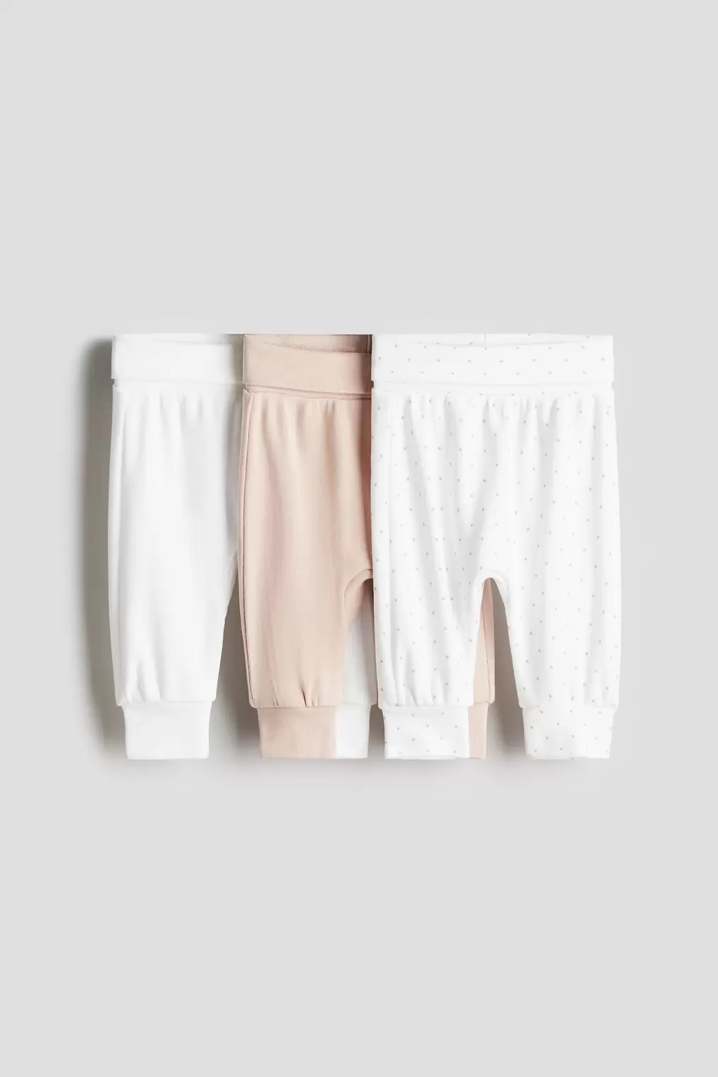 H&M에서 3-pack foldover-waist trousers 17900원 제공