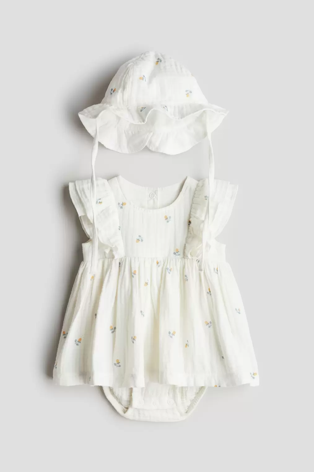 H&M에서 패턴 모슬린 2피스 세트 34900원 제공